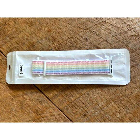 Apple watch band - Rainbow - Stretch - velcro - 38/40 mm size - Picture 2 of 2